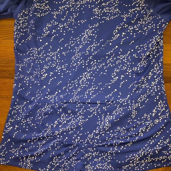 Under Armour Blue Reflective Quarter Zip NWOT - Picture 4 of 10